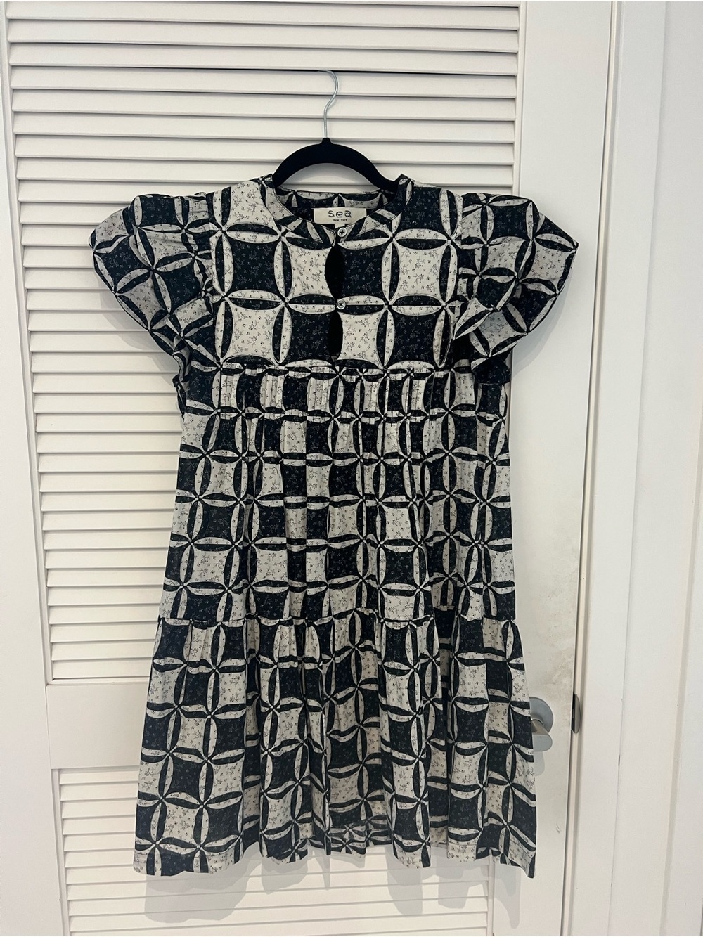 Sea NY Catalina Calico Dress XS - Picture 6 of 10
